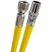 Waterful t335502 Tubo para gas flexible Casquillo macho-hembra- Amarillo